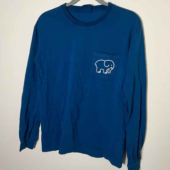 Ivory Ella Long Sleeve Pocket Logo Tee Size S - Picture 6 of 6